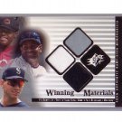 Ken Griffey Jr. 2000 SPx Winning Materials Triple Jersey #GSR Sosa, Alex Rodriguez Yankees, Mariners