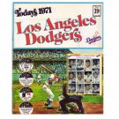 1971 Dell Los Angeles Dodgers Official MLB Stamp Album w/24 Stamps 2 Uncut Sheets Garvey, Sutton