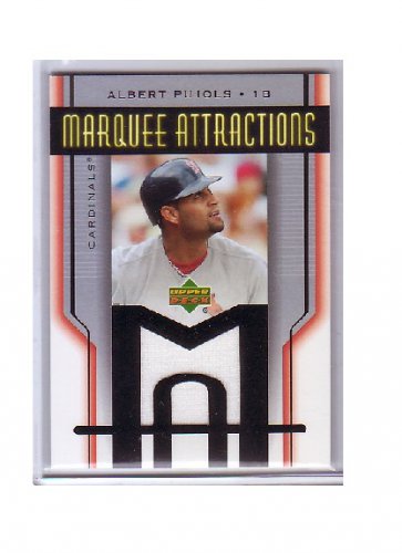 Albert Pujols 2005 Upper Deck Marquee Attractions Jerseys #MA-AP  Angels Cardinals