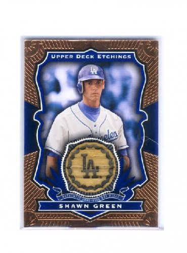 Shawn Green 2004 Upper Deck Etchings Game-Used Bat #BE-SG Dodgers