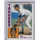 Don Mattingly 1984 Topps #8 RC Yankees, Dodgers