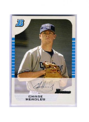Chase Headley 2005 Bowman Draft Picks White #BDP119 RC Padres, Yankees #/225