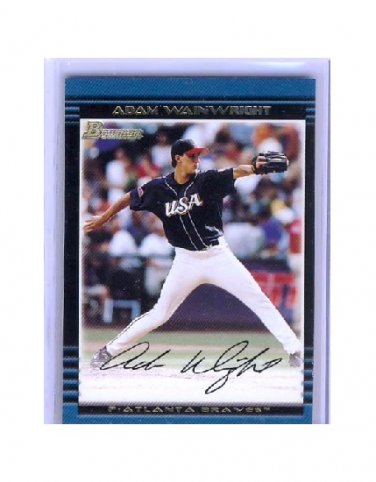 Adam Wainwright 2002 Bowman Draft Picks & Prospects #BDP128 RC Cardinals, Braves