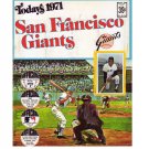 1971 Dell San Francisco Giants Official MLB Stamp Album 24 Player Stamps: Mays, McCovey, Perry
