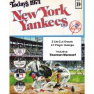 1971 Dell Todays New York Yankees Official MLB Stamp Album w/24 Player Stamps: Thurman Munson