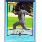 Albert Pujols 2013 Bowman Blue Sapphire 1st Bowman Card RC Reprint Refractor #264 Angels Cardinals