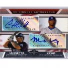 Matt Kemp Chris Iannetta 2007 Topps Co-Signers Autographed Card #CS-IK Dodgers, Angels