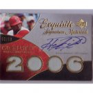 Howie Kendrick #/50 2007 Exquisite Signature Materials Rookie Autographs #ESM-HK Dodgers, Nationals
