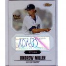 Andrew Miller RC 2007 Topps Finest Refractor Rookie Autograph #151 Yankees Indians #/399