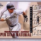 Craig Biggio 1997 Donruss Limited Fabric of the Game #58 Astros HOF #/500