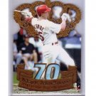 Mark McGwire 1999 Pacific Private Stock Die-cut insert #21 A's, Cardinals