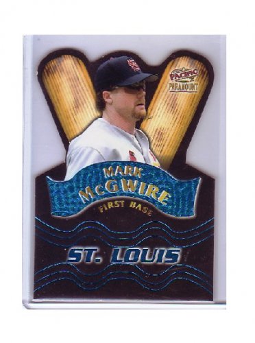 Mark McGwire 1998 Pacific Paramount Team Checklists #28 Die-cut Cardinals