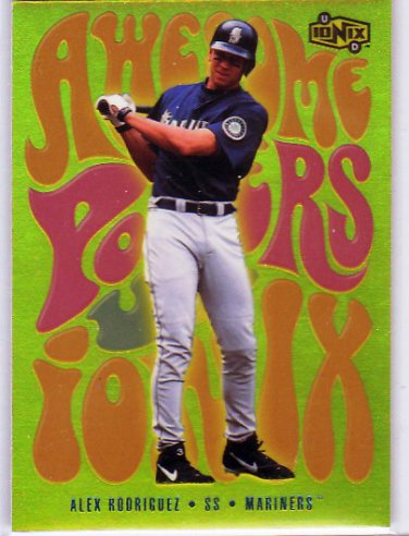 Alex Rodriguez 2000 Upper Deck Ionix Awesome Powers #AP8 Yankees