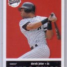 Derek Jeter 2001 Upper Deck Vintage Retro Rules #R5 Yankees