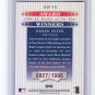 Derek Jeter 2003 Playoff Prestige Award Winners #AW-15 Yankees #/1996