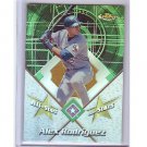 Alex Rodriguez Refractor 2001 Topps Finest All-Stars Refractor #FAS3  Yankees