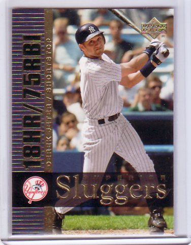 Derek Jeter 2003 Upper Deck Superior Sluggers #S8 Yankees