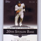 Alex Rodriguez #/29 Black 2007 Topps Moments & Milestones Black #38-20 (2005 AL MVP)