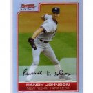 Randy Johnson Refractor 2006 Bowman Chrome Refractor #162 Yankees, Mariners, Diamondbacks HOF