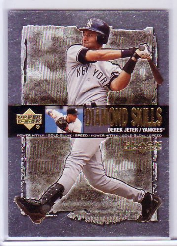 Derek Jeter 2000 UD Black Diamond Diamond Skills #S6 Yankees