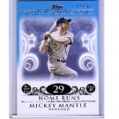 MICKEY MANTLE #/10 2008 Topps Moments & Milestones Blue #5-29 HR Yankees