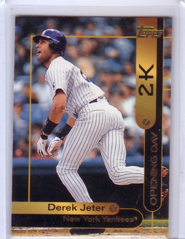 Derek Jeter 2000 Topps Opening Day 2K #OD5  Yankees