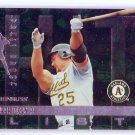 Mark McGwire 1997 Donruss Hit List Press Proof #413 A's, Cardinals