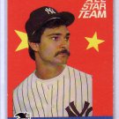Don Mattingly 1986 Fleer All Star Team #1 Yankees