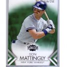 Don Mattingly 2012 Topps Triple Threads Emerald #21 Yankees #/250