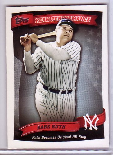 Babe Ruth 2010 Topps Peak Performance #PP-5 Yankees