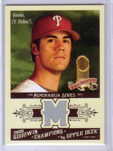 Cole Hamels 2009 Upper Deck Goodwin Champions Memorabilia #CH Jersey Phillies, Cubs