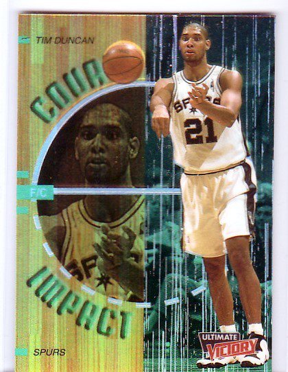 Tim Duncan 1999-00 Upper Deck Ultimate Victory Court Impact #C5 Spurs