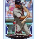 Evan Gattis RC 2013 Bowman Chrome Refractor #209 Braves RC