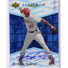 Howie Kendrick 2007 UD Spectrum Rookie Retrospectrum Autographs #RR-HK Dodgers Nationals #/199