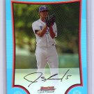 James Shields 2009 Bowman Chrome Blue Refractor #58 Rays, Royals, Padres #/150