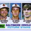 Cal Ripken RC 1982 Topps #21  Orioles HOF