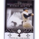Mickey Mantle #/25 2008 Topps Moments & Milestones Black #7-4 Yankees #/25