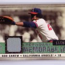 Rod Carew #/29 2008 SP Legendary Cuts Memorabilia #LM-CA Angels HOF