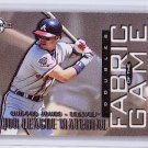 Chipper Jones 1997 Donruss Limited Fabric of the Game #6 Braves #/1000