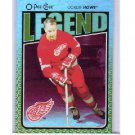 Gordie Howe 2009-10 O-Pee-Chee Foil Rainbow #600 Red Wings