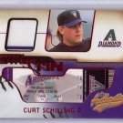 Curt Schilling 2002 Fleer Authentix Jersey Authentix Ripped #JA-CS Diamondbacks, Red Sox HOF