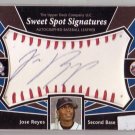 Jose Reyes 2004 Upper Deck Sweet Spot Signatures #SS-JR Mets  Blue Jays