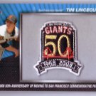 Tim Lincecum 2010 Topps Commemorative Patch #MCP-42 Giants