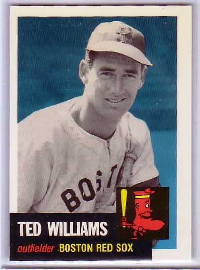 Ted Williams 1991 Topps Archives The Ultimate 1953 Set #319 Red Sox HOF