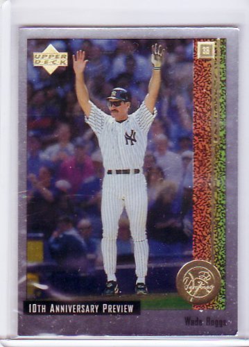 Wade Boggs 1998 Upper Deck 10th Anniversary Preview #34 Yankees, Red Sox HOF