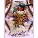 Adrian Gonzalez Auto 2009 UD Signature Stars Gold Signature #6 Dodgers #/100