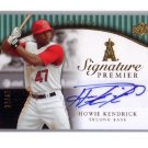 Howie Kendrick 2008 UD Premier Signature Premier Autograph #SP-HK Nationals #/47