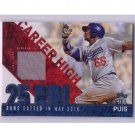 Yasiel Puig 2015 Topps Career High Game-Used Memorabilia #CRH-YP Dodgers
