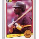 Tony Gwynn RC 1983 Donruss #598 Padres HOF