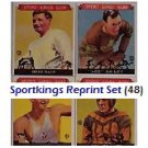 1933 Sport Kings Reprints Complete Set (48) Ruth